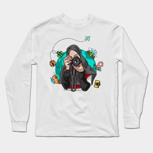 Hijab Traveller Long Sleeve T-Shirt